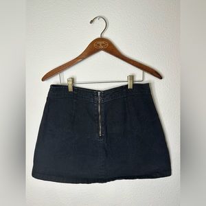 Kendall & Kylie Black Jean Skirt